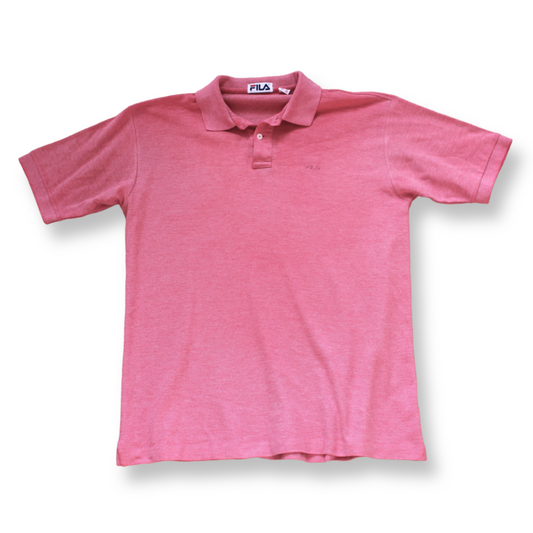 Fila Vintage Minilogo Polo-Shirt Rose | Size L