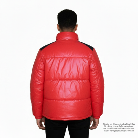 Vintage Puffer Jacket Red | Size M