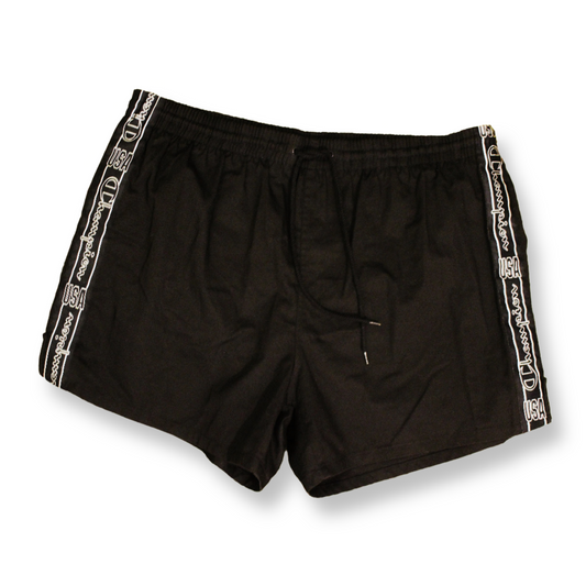 Champion Vintage 90s Shorts Black | Size XL