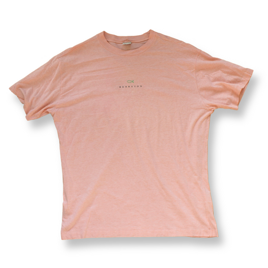 United Colors of Benetton Vintage T-Shirt Light Pink | Size M