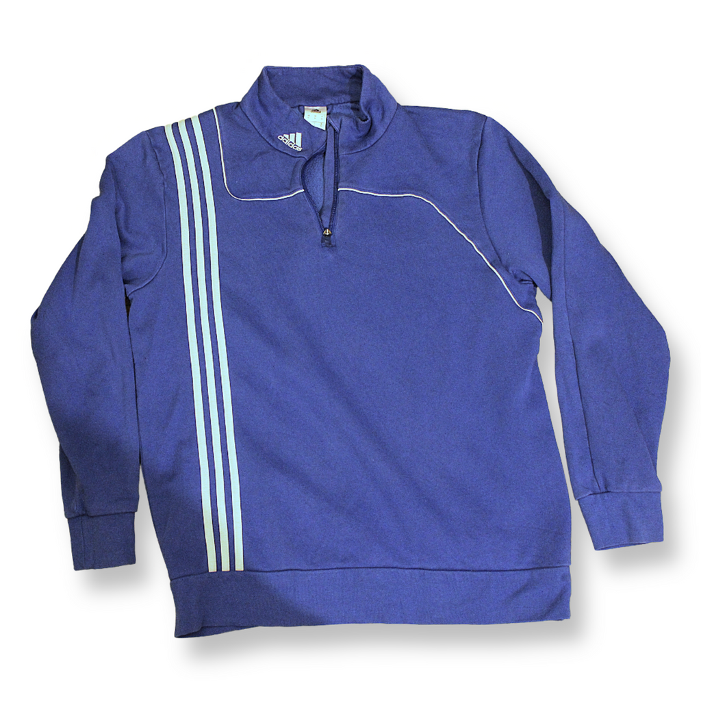 Adidas 90s Vintage Blue Sweater Size XL DREZZ Vintage clothes