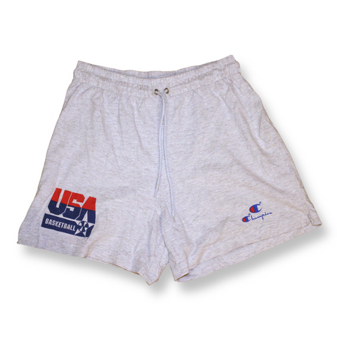 Champion Vintage 90s Shorts Light Gray | Size L