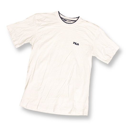 Fila Vintage Minilogo T-Shirt White | Size M