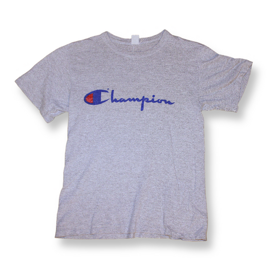 *Champion Vintage Biglogo T-Shirt Grey | Size S