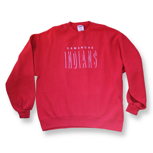 Camanche Indians Texas Football Spellout Sweater | Size L