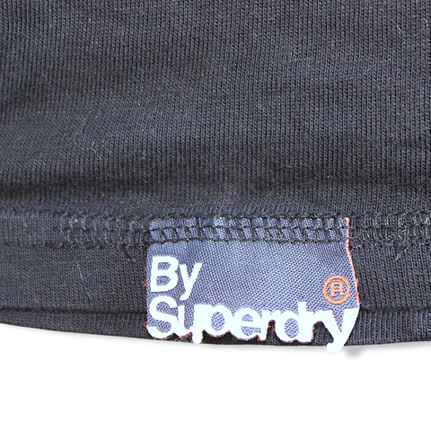 Superdry T-Shirt Black / Orange | Size M