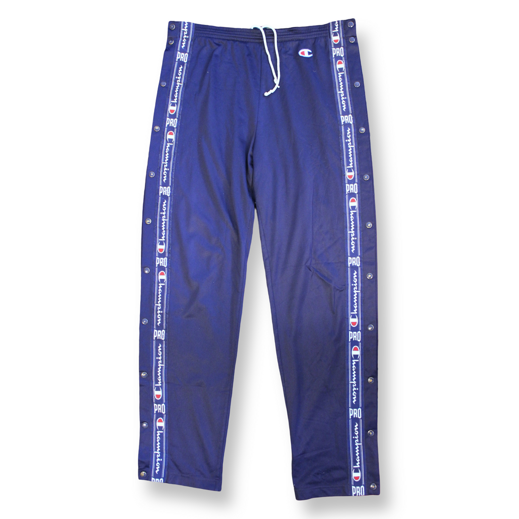 Champion Pro Vintage Popper Track Pants | Size L