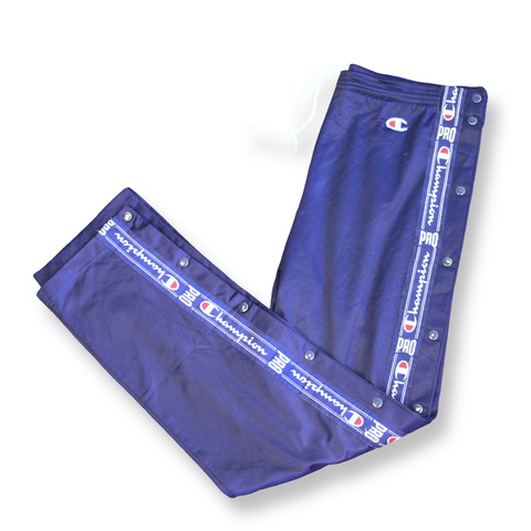 Champion Pro Vintage Popper Track Pants | Size L