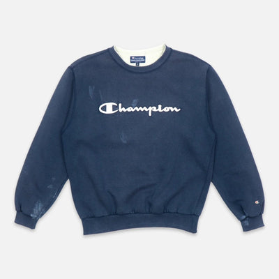 Champion Spellout Vintage Sweater | Size S - DREZZ - Vintage clothes