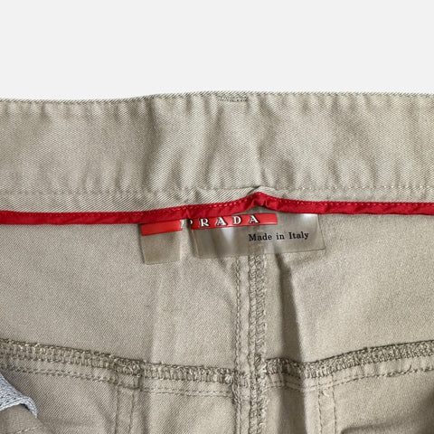 Prada Red Tab Chino Pants - DREZZ - Vintage clothes